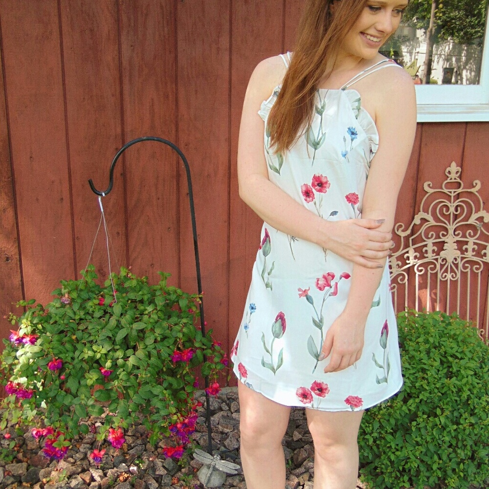 Poppies mini dress